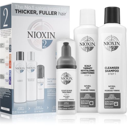 System 2 Natural Hair Progressed Thinning confezione regalo (anti-caduta dei capelli) unisex - Nioxin - Modalova