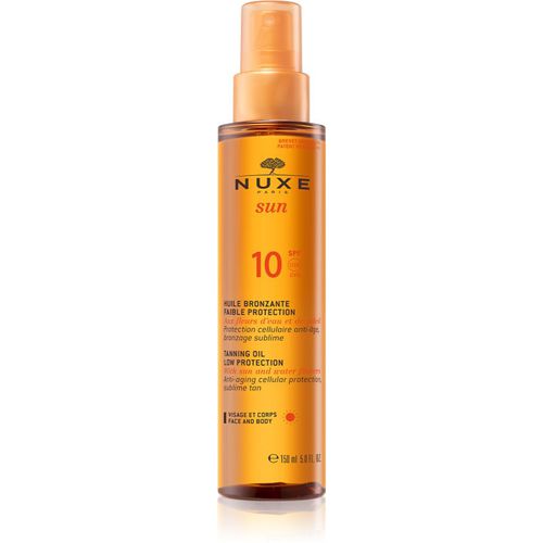 Sun aceite solar rostro y cuerpo SPF 10 150 ml - Nuxe - Modalova