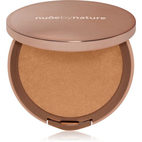 Flawless Pressed Powder Foundation fondotinta compatto in polvere colore W6 Desert Beige 10 g - Nude by Nature - Modalova