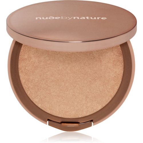 Flawless Pressed Powder Foundation maquillaje compacto en polvo tono N3 Almond 10 g - Nude by Nature - Modalova