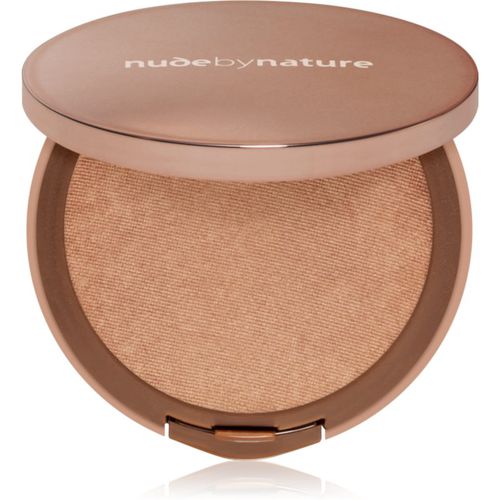 Flawless Pressed Powder Foundation fondotinta compatto in polvere colore N4 Silky Beige 10 g - Nude by Nature - Modalova