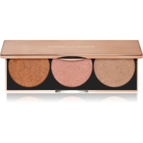 Highlight Palette colorete iluminador 3x3 g - Nude by Nature - Modalova