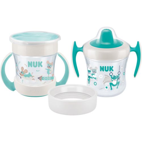 Mini Cups Set Mint/Turquoise taza 3 en 1 6m+ Neutral 160 ml - NUK - Modalova