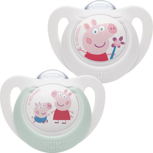 Star Peppa Pig ciuccio 0-6 m 2 pz - NUK - Modalova