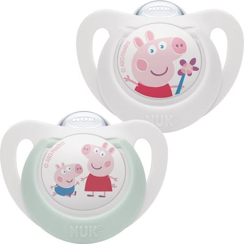 Star Peppa Pig Schnuller 0-6 m 2 St - NUK - Modalova