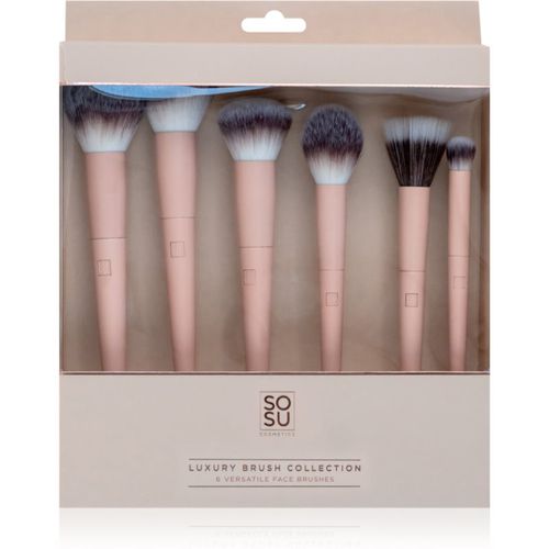 Luxury Brush Face Collection set de brochas para el rostro 6 ud - SOSU Cosmetics - Modalova