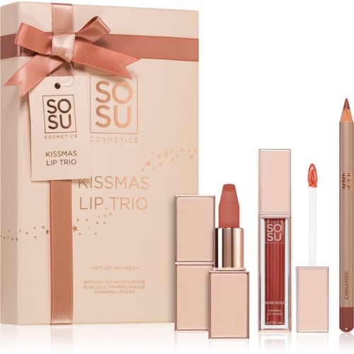Kissmas Lip Trio Geschenkset (für Lippen) - SOSU Cosmetics - Modalova