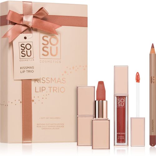 Kissmas Lip Trio lote de regalo para labios - SOSU Cosmetics - Modalova