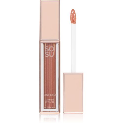 Shimmer Lip Glaze brillo de labios hidratante brillante tono Golden 6 ml - SOSU Cosmetics - Modalova