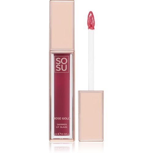 Satin Lip Glaze lucidalabbra idratante colore Berry Sweet 6 ml - SOSU Cosmetics - Modalova