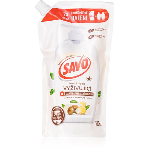 Shea Butter & Ginger sapone liquido per le mani ricarica 500 ml - Savo - Modalova