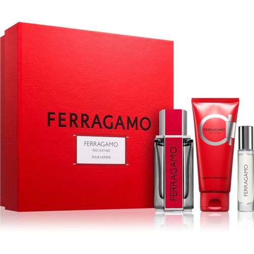 Red Leather Geschenkset für Herren - Ferragamo - Modalova