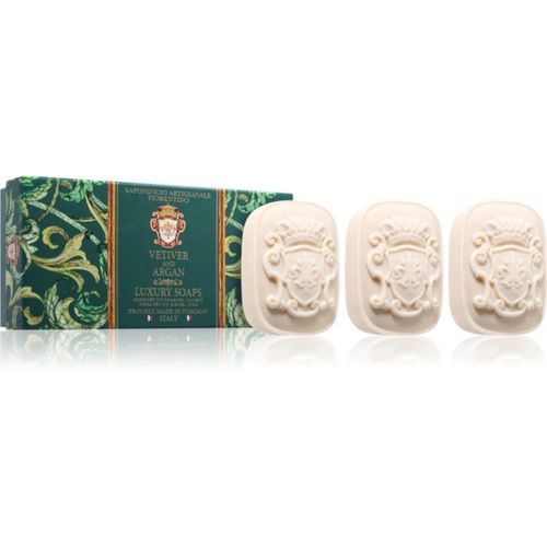 Vetiver and Argan Set Set fester Seifen - Saponificio Artigianale Fiorentino - Modalova