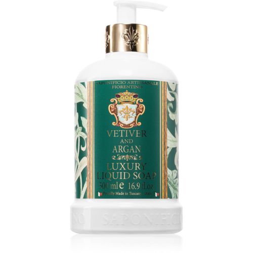 Vetiver and Argan jabón líquido natural para manos 500 ml - Saponificio Artigianale Fiorentino - Modalova