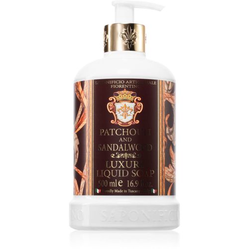 Patchouli and Sandalwood jabón líquido natural para manos 500 ml - Saponificio Artigianale Fiorentino - Modalova