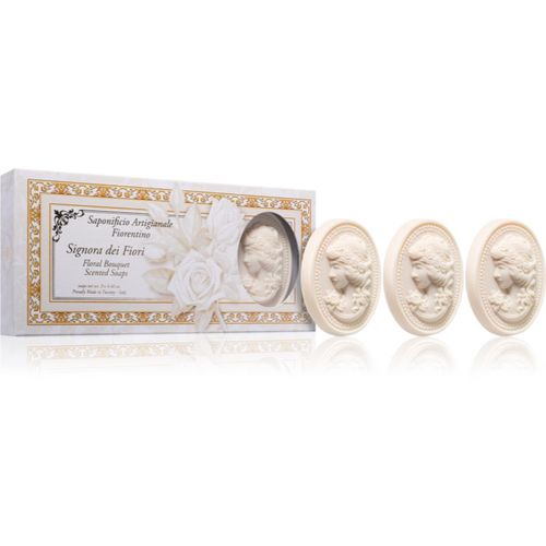 White Cameo Set set di saponi solidi 3x125 g - Saponificio Artigianale Fiorentino - Modalova