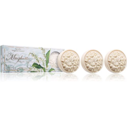 Lily Of The Valley Set Set fester Seifen 3x125 g - Saponificio Artigianale Fiorentino - Modalova