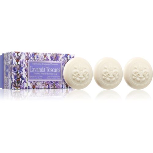 Tuscan Lavender Set juego de pastillas de jabón con olor a lavanda 6x50 g - Saponificio Artigianale Fiorentino - Modalova