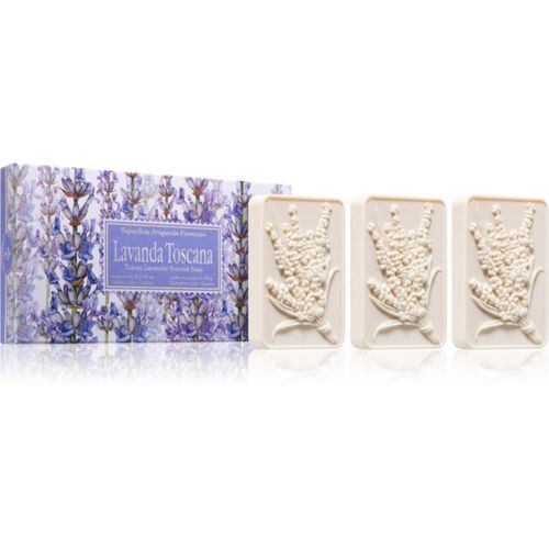 Tuscan Lavender Set juego de pastillas de jabón con olor a lavanda - Saponificio Artigianale Fiorentino - Modalova