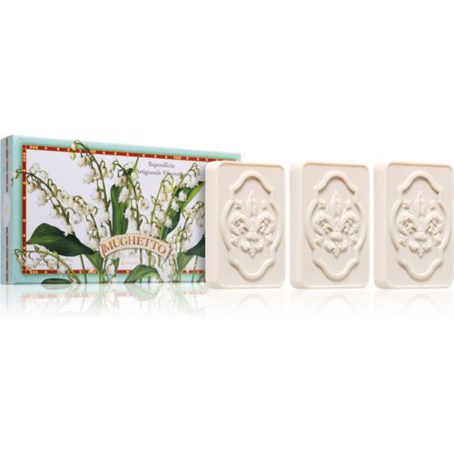 Lily Of The Valley Set Set fester Seifen 3x125 g - Saponificio Artigianale Fiorentino - Modalova