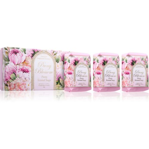 Peony Blossom Set juego de pastillas de jabón 3x200 g - Saponificio Artigianale Fiorentino - Modalova