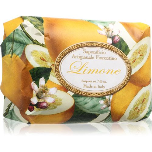 Lemon jabón natural en barra 200 g - Saponificio Artigianale Fiorentino - Modalova