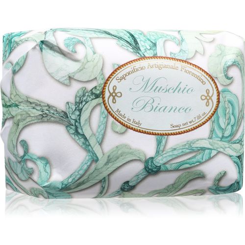 White Musk Perfumed Soap jabón natural en barra 200 g - Saponificio Artigianale Fiorentino - Modalova