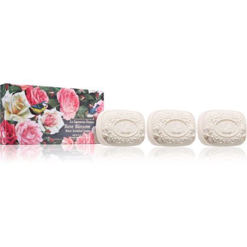 Rose Blossom Set juego de pastillas de jabón - Saponificio Artigianale Fiorentino - Modalova