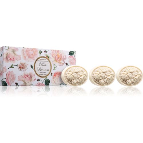 Rose Blossom Set juego de pastillas de jabón 3x125 g - Saponificio Artigianale Fiorentino - Modalova