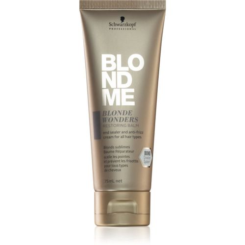 Blondme Blonde Wonders bálsamo reparación para cabello rubio y con mechas 75 ml - Schwarzkopf Professional - Modalova