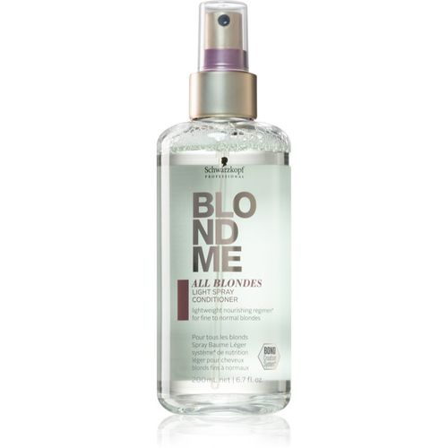 Blondme All Blondes Light acondicionador ligero en spray para cabello fino 200 ml - Schwarzkopf Professional - Modalova