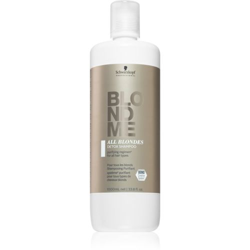 Blondme All Blondes Detox champú desintoxicante para cabello rubio y con mechas 1000 ml - Schwarzkopf Professional - Modalova