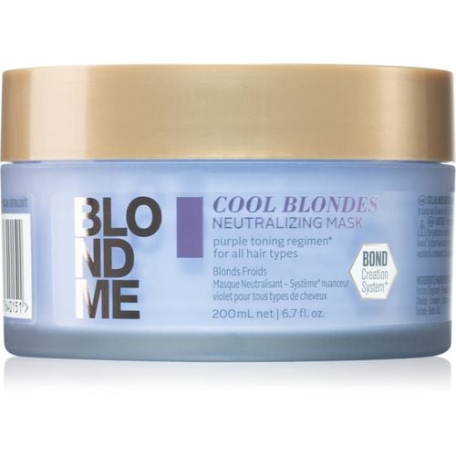 Blondme Cool Blondes maschera nutriente neutralizzante per toni gialli 200 ml - Schwarzkopf Professional - Modalova