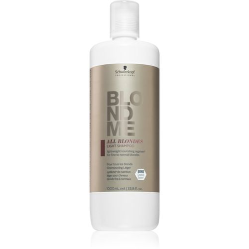 Blondme All Blondes Light champú nutritivo para cabello fino y normal 1000 ml - Schwarzkopf Professional - Modalova