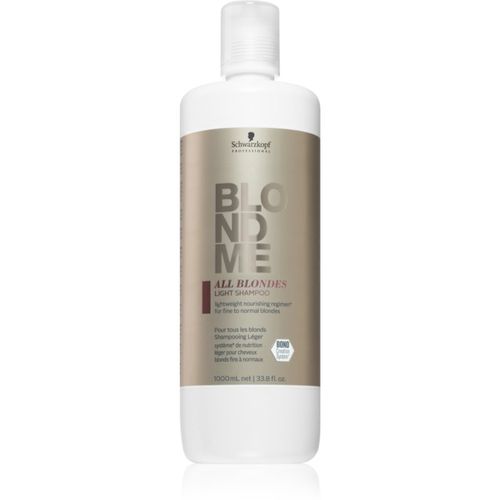 Blondme All Blondes Light Shampoo mit ernährender Wirkung für feines bis normales Haar 1000 ml - Schwarzkopf Professional - Modalova