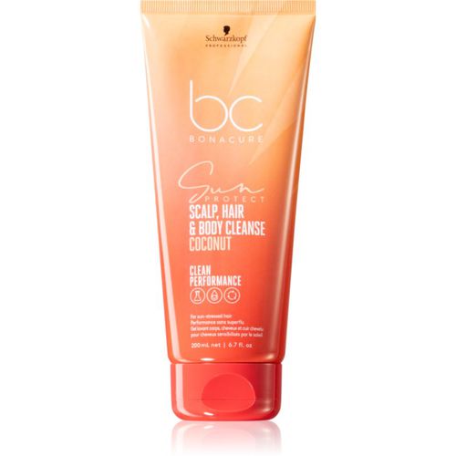 BC Bonacure Sun Protect Scalp, Hair & Body Cleanse champú para cabello y cuerpo 200 ml - Schwarzkopf Professional - Modalova