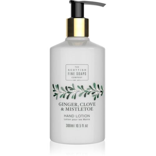 Ginger, Clove & Mistletoe Hand Lotion latte per le mani 300 ml - Scottish Fine Soaps - Modalova