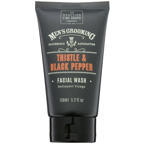 Men’s Grooming Thistle & Black Pepper gel detergente per il viso 150 ml - Scottish Fine Soaps - Modalova