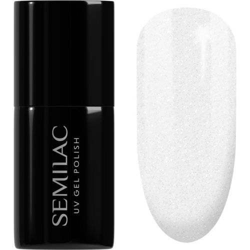 UV Hybrid Black & White gel smalto colore 091 Glitter Milk 7 ml - Semilac - Modalova