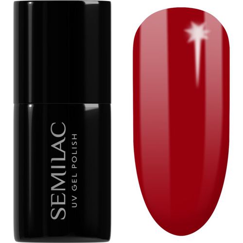 UV Hybrid Valentines esmalte de uñas en gel tono 345 Gorgeous Red 7 ml - Semilac - Modalova