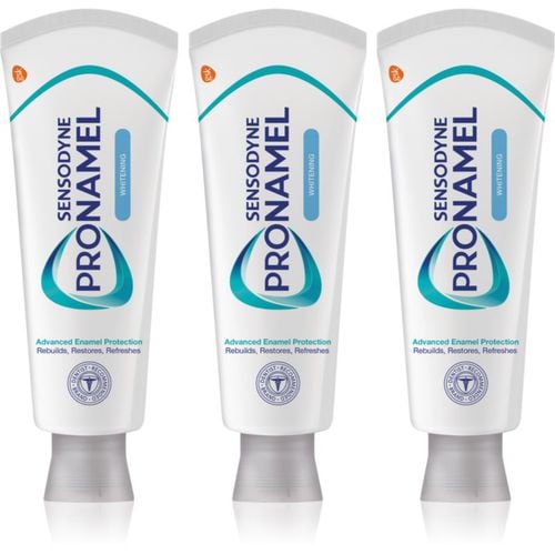 Pronamel Whitening dentifricio sbiancante per denti sensibili 3x75 ml - Sensodyne - Modalova