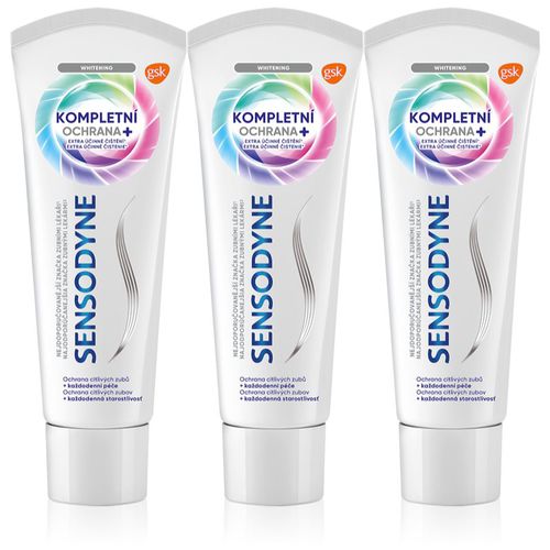 Complete Protection Whitening bleichende Zahnpasta 3x75 ml - Sensodyne - Modalova