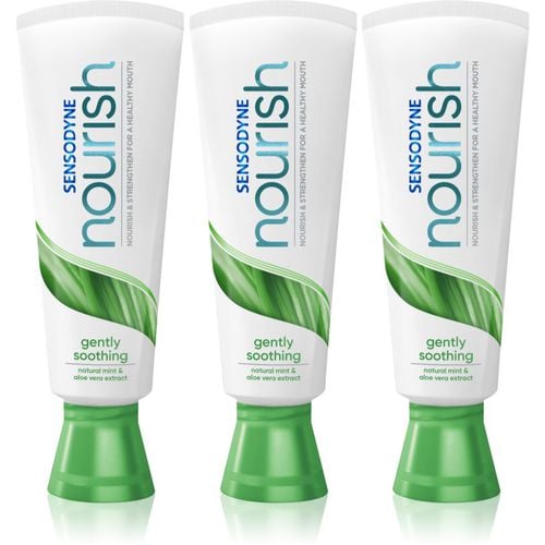 Nourish Gently Soothing dentifricio bioattivo al fluoro 3x75 - Sensodyne - Modalova