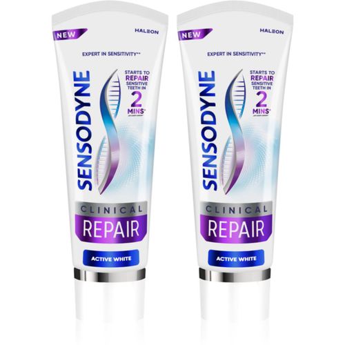 Clinical Repair Active White dentifricio 2x75 ml - Sensodyne - Modalova