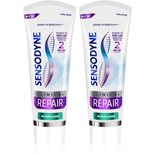 Clinical Repair Active Clean dentifricio 2x75 ml - Sensodyne - Modalova