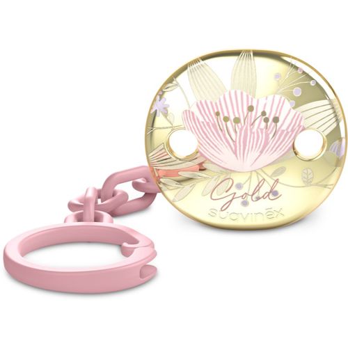 Gold Premium Pacifier Clip pinza para el chupete Pink 1 ud - Suavinex - Modalova