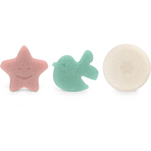 Baby Konjac Sponge Set spugna di konjac per bambini 3 pz - Suavinex - Modalova