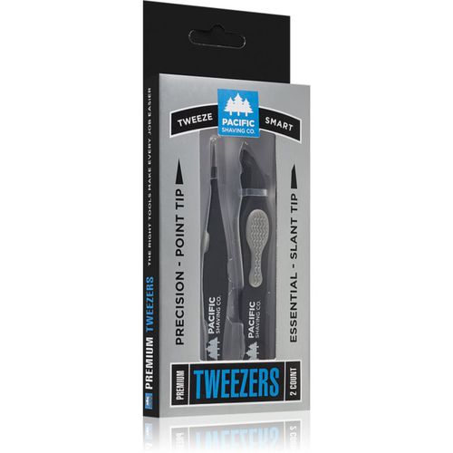 Premium Tweezers pinzas 2 ud - Pacific Shaving - Modalova