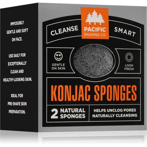 Konjac Sponges spugnetta esfoliante delicata per il viso 2 pz - Pacific Shaving - Modalova