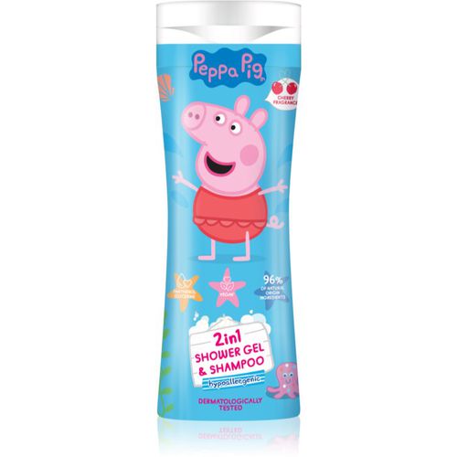 Shower gel & Shampoo gel de ducha y champú 2en1 para niños Cherry 300 ml - Peppa Pig - Modalova